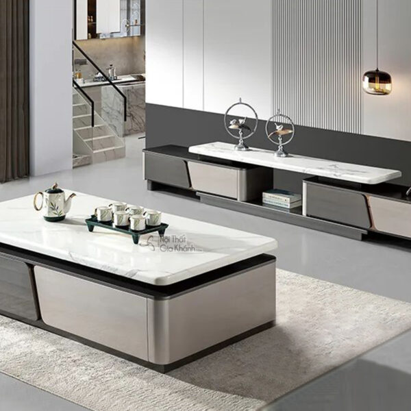 Combo Bàn Trà Kệ Tivi Hiện Đại BT1800-2800