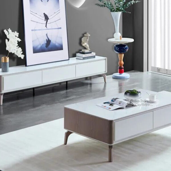ComBo Mặt Đá Bàn Trà Kệ Tivi  BTST2310CD