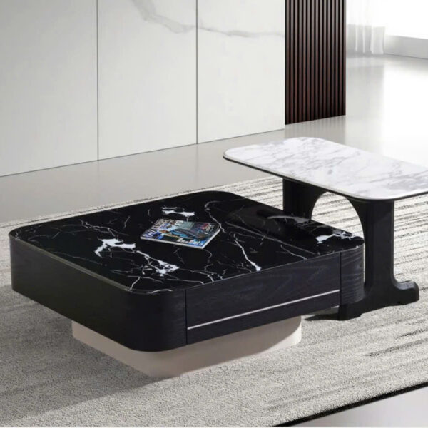 Bàn Trà Đôi Mặt Đá KT2501