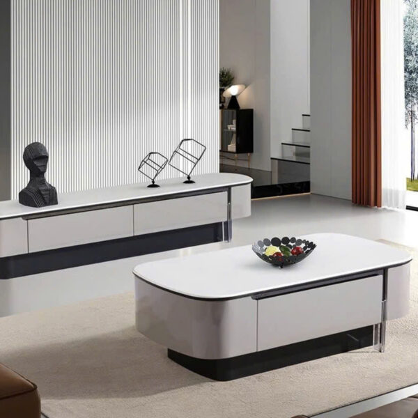 Bàn Trà Mặt Đá 1m3 Hiện Đại BT2518A-13