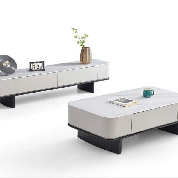 Bàn Trà Hiện Đại Mặt Đá 1m3 BT6208-13