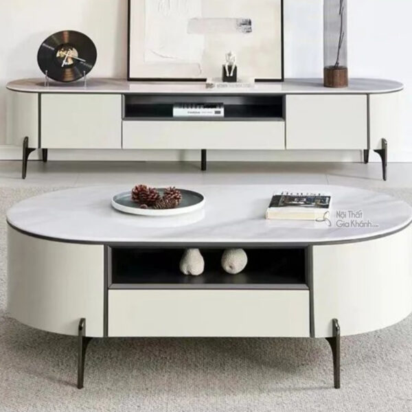Combo Bàn Trà Kệ Tivi Hiện Đại Sang Trọng  BTK9863