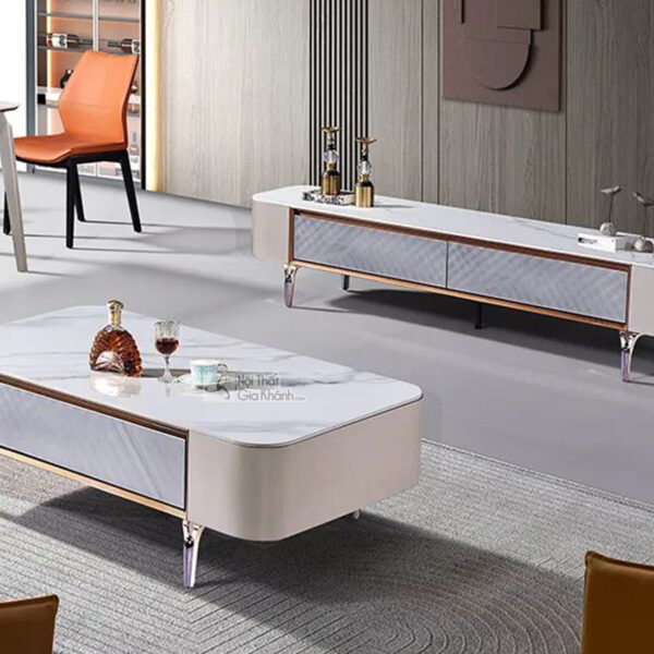 ComBo Bàn Trà Kệ Tivi Độc Đáo Phù Hợp Cho Chung Cư BTPL2306AB
