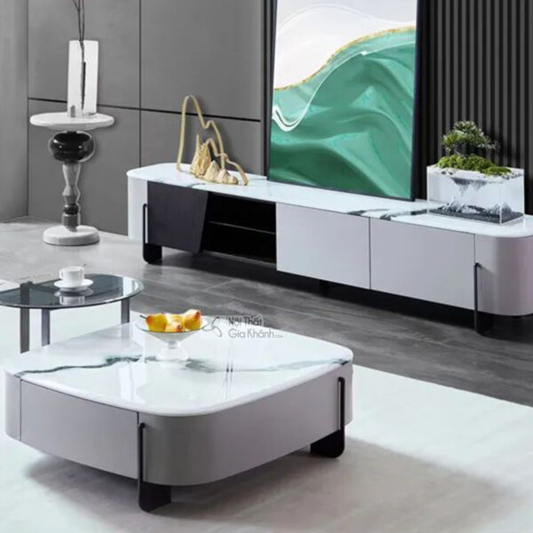 Bàn Trà Kệ Tivi Phong Cách Châu Âu  BTST2307CD