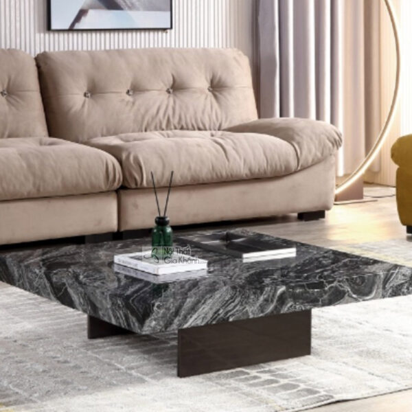 Bàn Trà Vuông Mặt Đá Sang Trọng GK01-1M