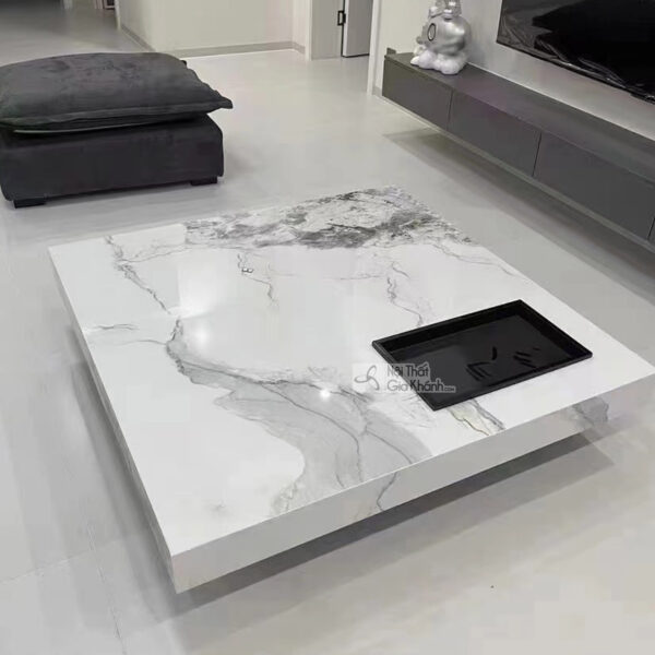 Bàn Trà Vuông Mặt Đá Nhập Khẩu GK05-1M