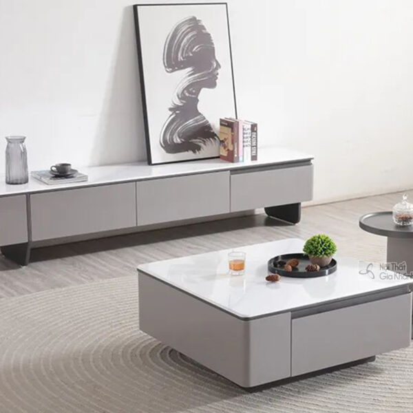 Combo Bàn Trà Kệ Tivi Hiện Đại BTK9870-1