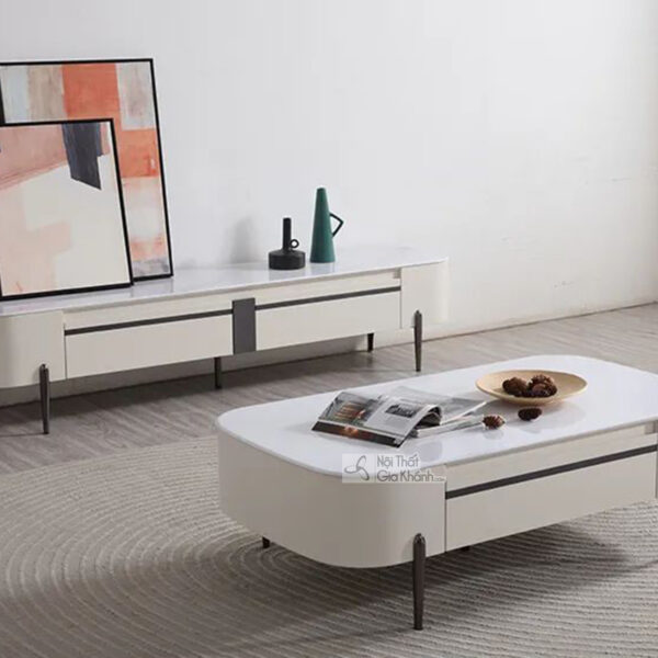 Combo Bàn Trà Kệ Tivi Hiện Đại BTK9872-13