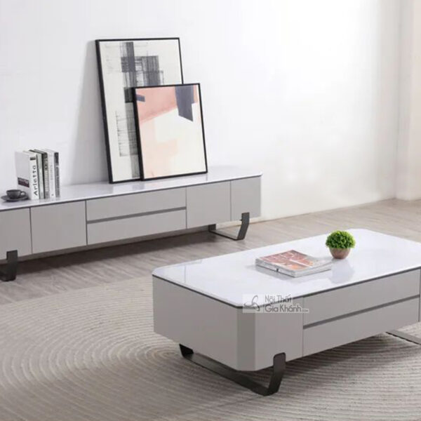 Combo Bàn Trà Kệ Tivi BTK9873-13