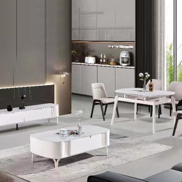 Combo Bàn Trà Kệ Tivi Hiện Đại Kiểu Dáng Đẹp PL2316AB