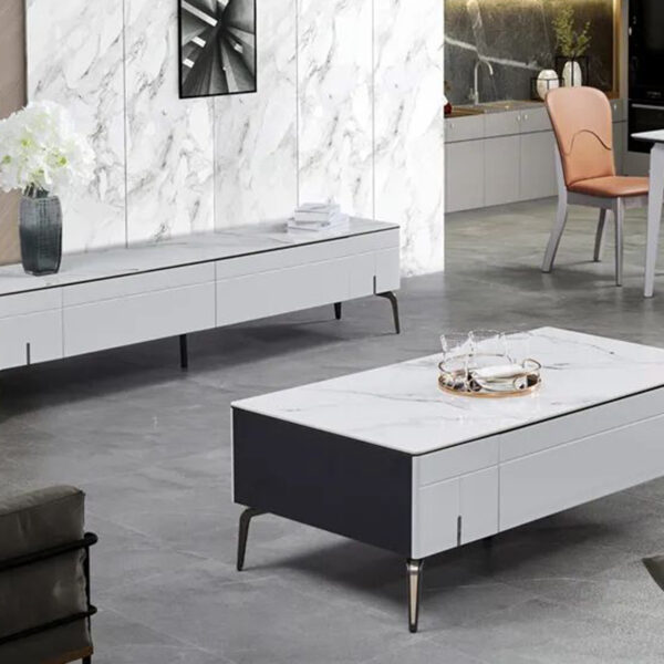 Combo Bàn Trà Kệ Tivi Hiện Đại Ấm Cúng PT2020AB