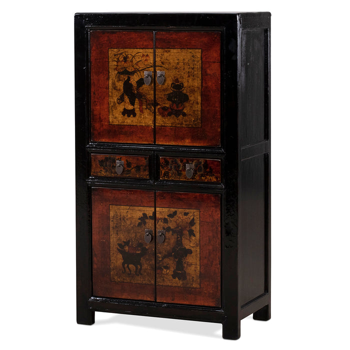Red and Black Double Cabinet