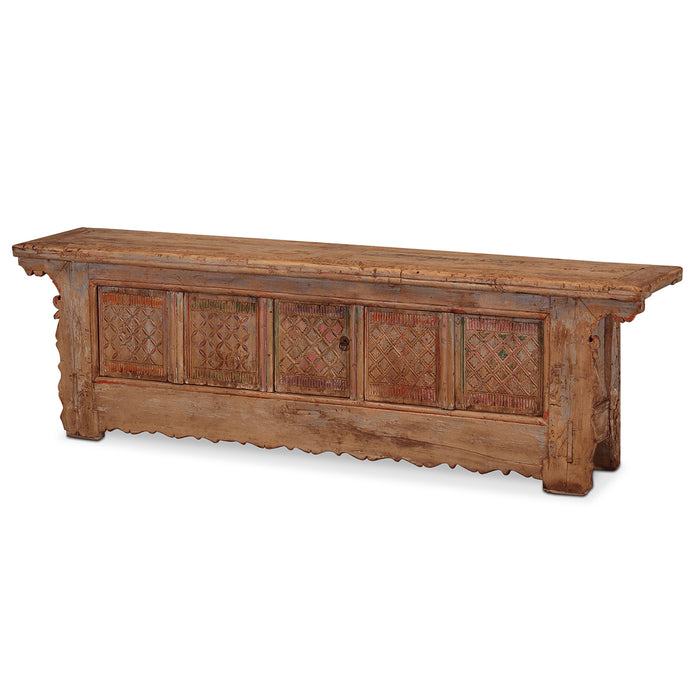 Carved Xinjiang Low Sideboard