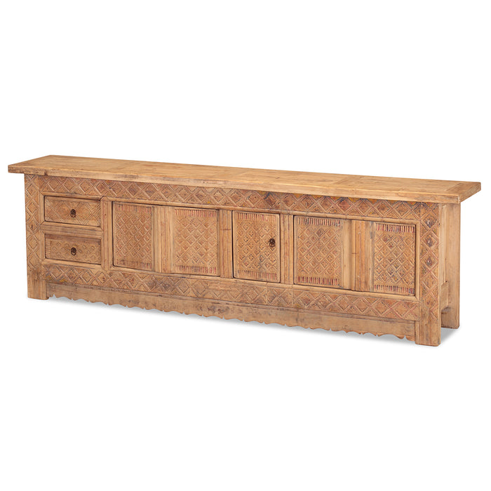 Xinjiang Carved Low Sideboard