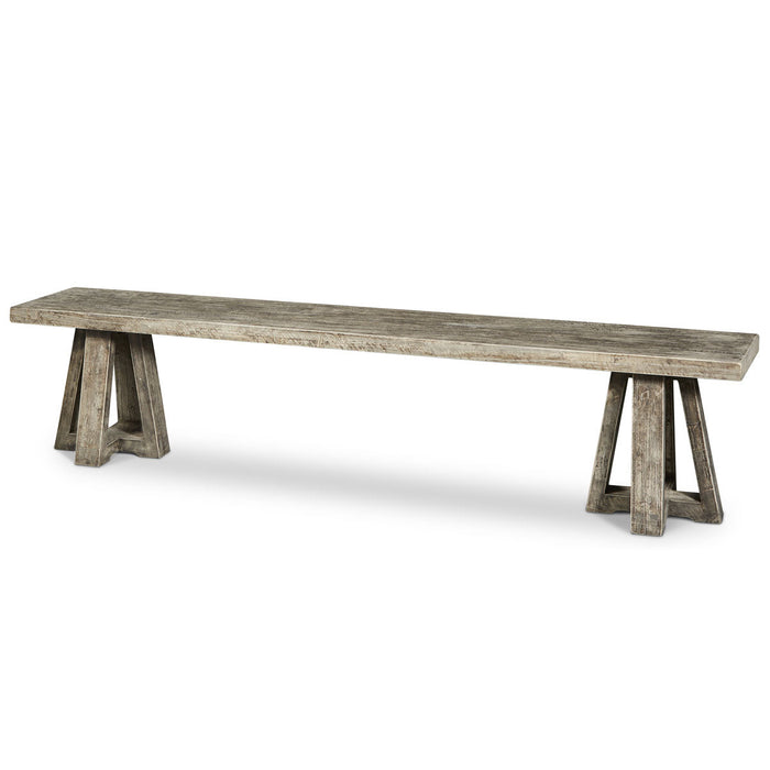 X-Base Reclaimed Wood Dining Bench