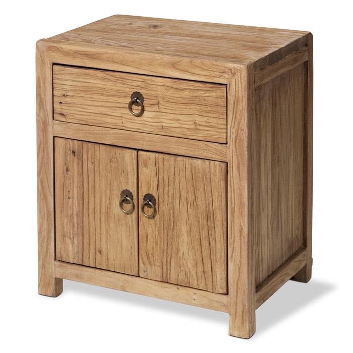 Farmhouse Elm Side Cabinet