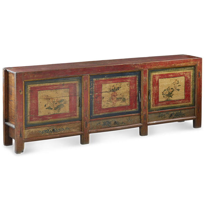 Qinghai Painted Pine Sideboard