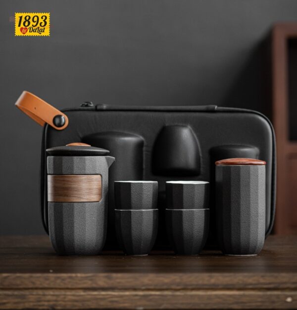 Bộ trà gốm đen cao cấp DL28